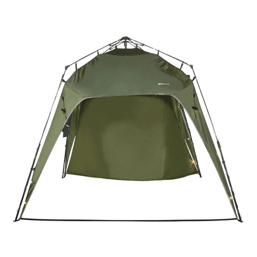 Barendrecht Gazebo de jardim LED com módulo solar 250x250x190 cm - Verde pro.tec