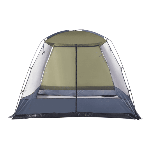 Tenda de jardim Beekdaelen poliéster 305x305x213cm - VerdeCinza pro.tec