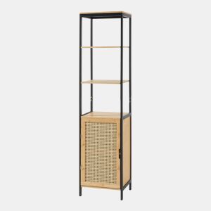 Móvel de casa de banho Tervola MDF bambu 172x40x35 cm - PretoNatural en.casa