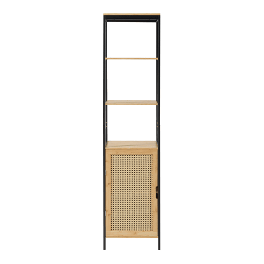 Móvel de casa de banho Tervola MDF bambu 172x40x35 cm - PretoNatural en.casa