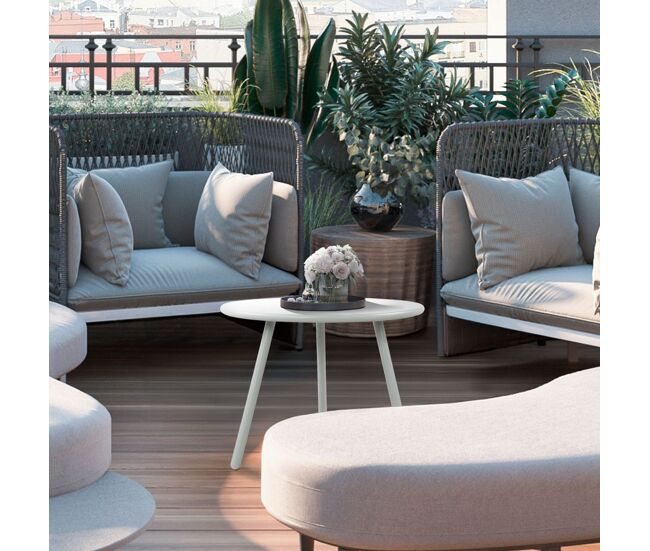 Mesa de centro - Minot - Plástico 60x60