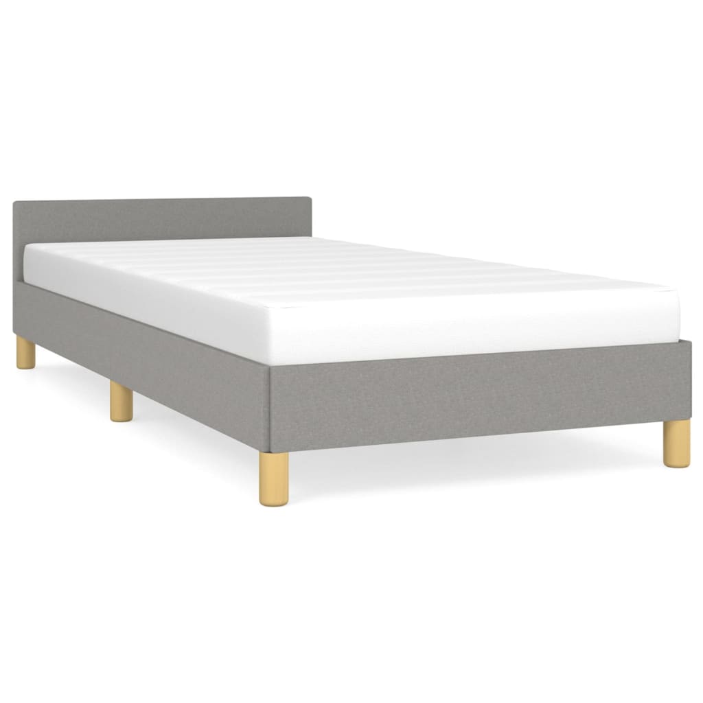 Estructura de cama 100x200 Gris Claro