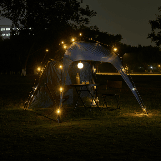 Barendrecht Gazebo de jardim LED com módulo solar 250x250x190 cm - Azul pro.tec