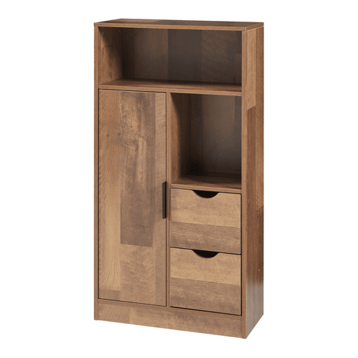 Móvel de casa de banho Namsskogan com compartimentos 100x50x25cm - Efeito nogueira en.casa Móvel de casa de banho Namsskogan com compartimentos 100x50x25cm - Efeito nogueira en.casa