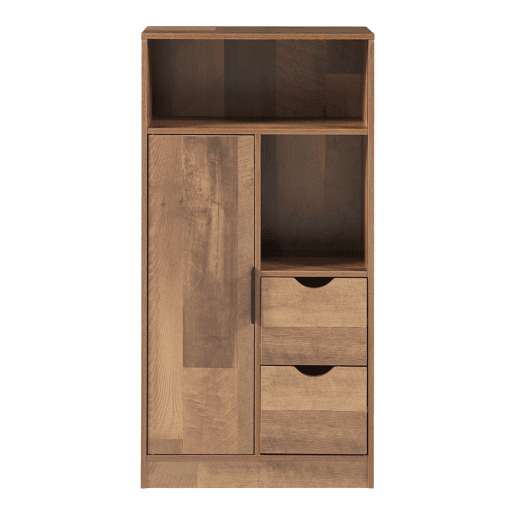 Móvel de casa de banho Namsskogan com compartimentos 100x50x25cm - Efeito nogueira en.casa Móvel de casa de banho Namsskogan com compartimentos 100x50x25cm - Efeito nogueira en.casa