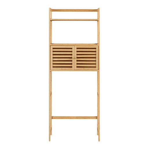 Móvel de casa de banho alto sobre a sanita 158x60x26 cm - Bambu en.casa