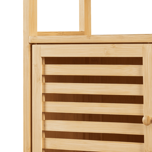 Móvel de casa de banho alto sobre a sanita 158x60x26 cm - Bambu en.casa