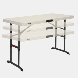 Mesa dobrável ajustável em altura Lifetime 122x61x61-86 cm