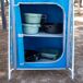 Aktive Armario de tela plegable camping c/4 niveles Aktive Armario de tela plegable camping c/4 niveles Azul