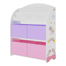 Estante infantil Orust com motivo em aglomerado 98x83x30 cm - Motivo Unicórnio RosaPúrpura en.casa