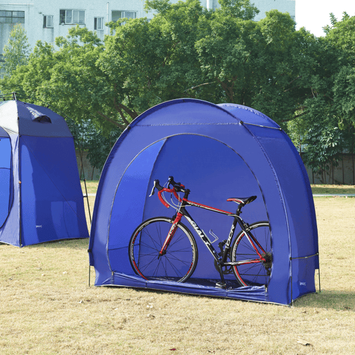 Tenda Bergendal portátil para 2 bicicletas 198x84x160cm - Azul pro.tec