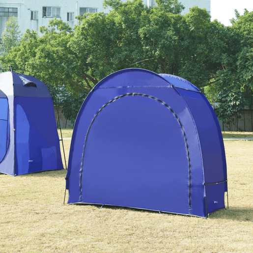 Tenda Bergendal portátil para 2 bicicletas 198x84x160cm - Azul pro.tec