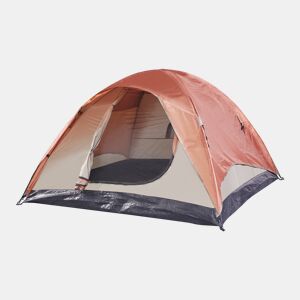 Tenda Bergeijk de teto duplo em poliéster 213x213x130 cm - Castanho ferrugemBege pro.tec