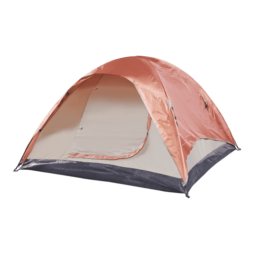 Tenda Bergeijk de teto duplo em poliéster 213x213x130 cm - Castanho ferrugemBege pro.tec