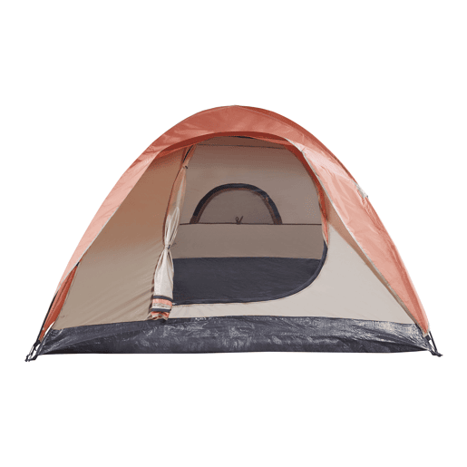 Tenda Bergeijk de teto duplo em poliéster 213x213x130 cm - Castanho ferrugemBege pro.tec