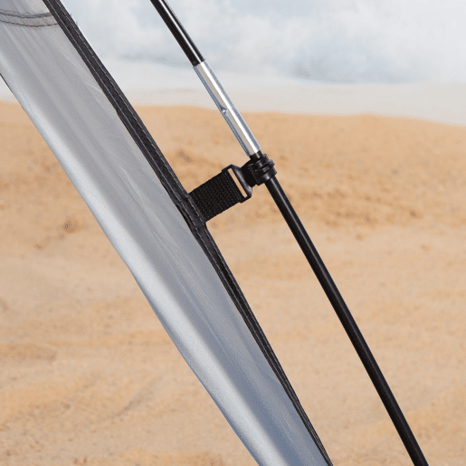 Aktive Tenda corta-vento de praia para 2 pessoas UV50 cjanelas e chão