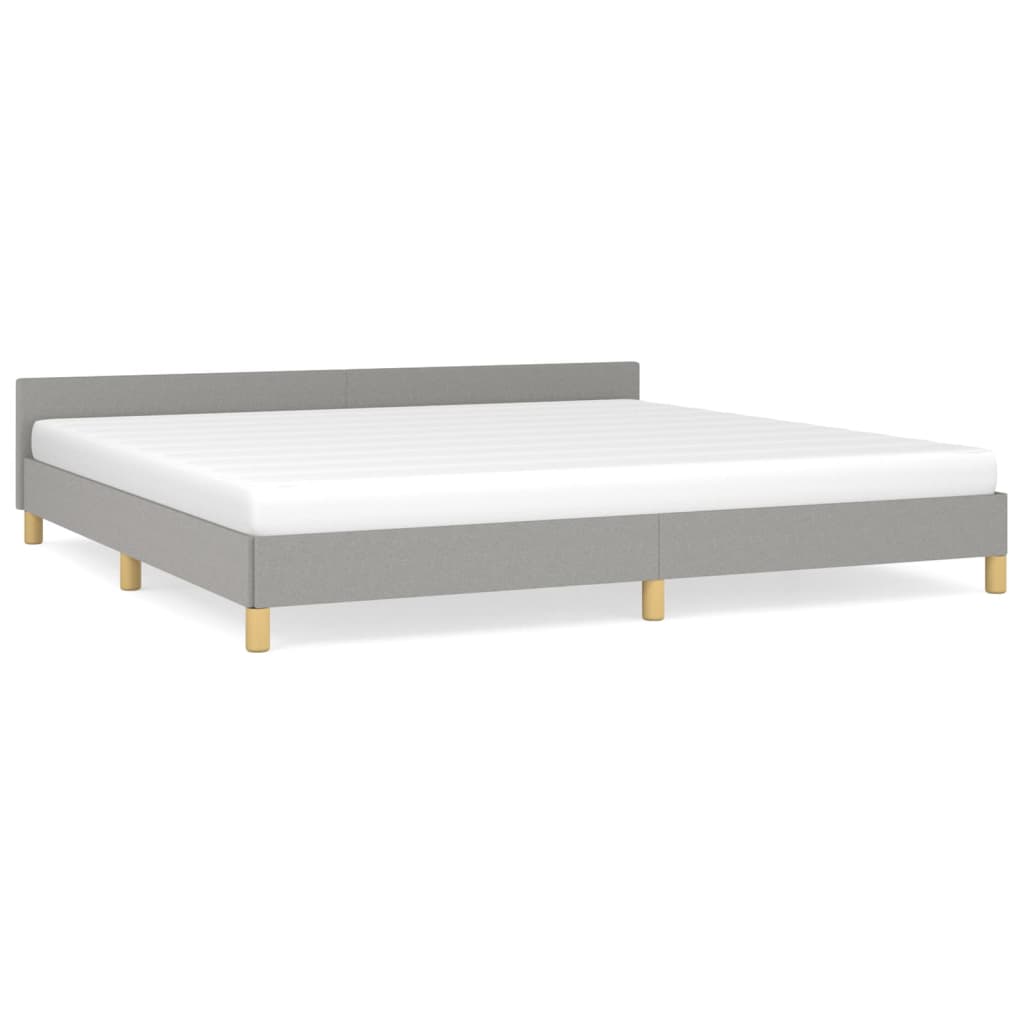 Estructura de cama 200x200 Gris Claro