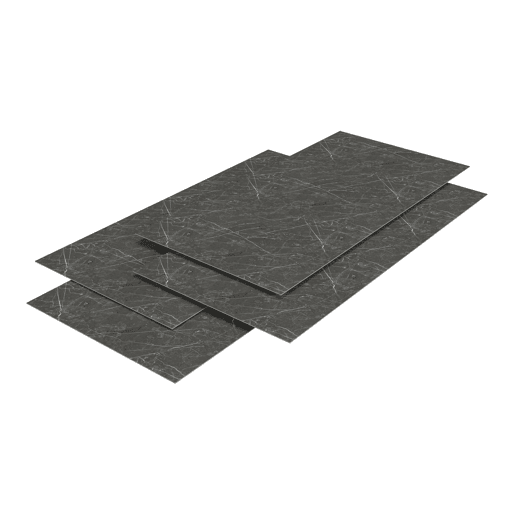 Revestimento de parede Bladel 12 painéis PVC 120x60cm - Diamante cinzento neu.haus