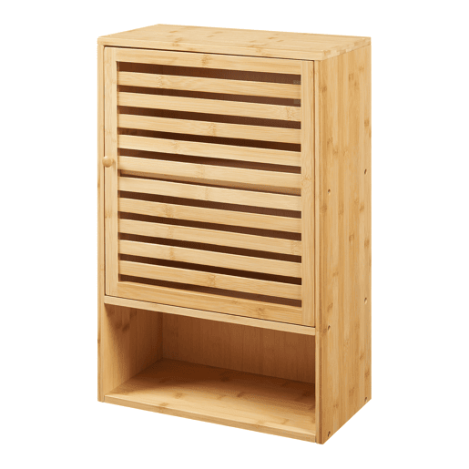 Móvel de parede para casa de banho Gjesdal bambu 60x40x20cm - Natural en.casa