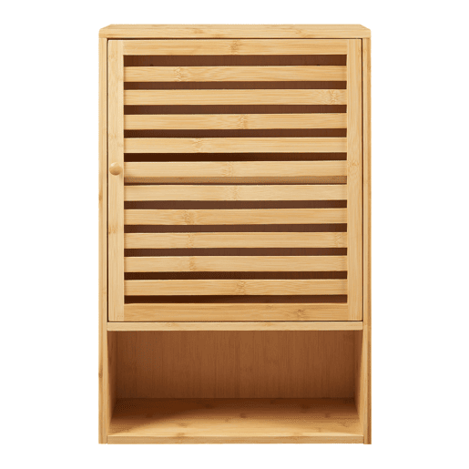 Móvel de parede para casa de banho Gjesdal bambu 60x40x20cm - Natural en.casa