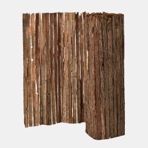 Vedação de casca de árvore Zamora 180 x 300 cm Natural casa.pro