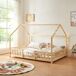 Cama para niños Sisimiut forma de casa 126x206 Cama para niños Sisimiut forma de casa 126x206 Pino