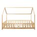 Cama para niños Sisimiut forma de casa 126x206 Cama para niños Sisimiut forma de casa 126x206 Pino