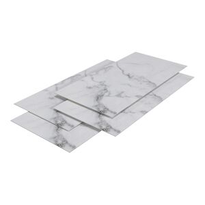 Revestimento de parede Bladel 4 painéis PVC 120x60cm - Mármore Branco neu.haus