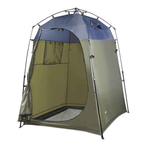 Tenda de duche Ayas tenda de campismo dobrável 150x150x200 cm - VerdeCinza pro.tec