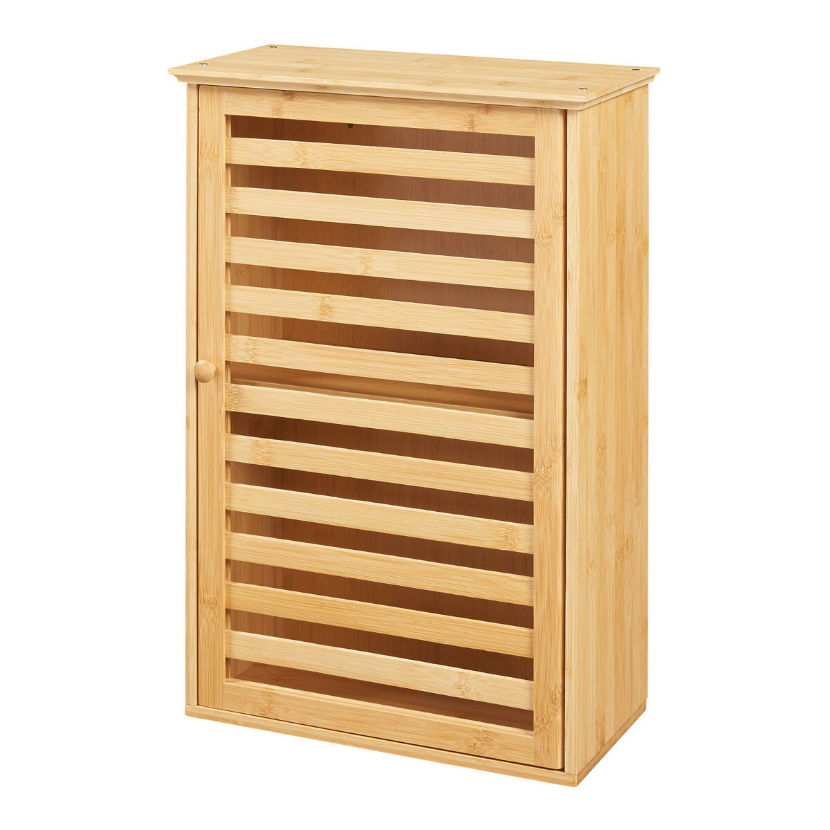 Mueble de pared para baño järfälla bambú 55x37x16cm - natural [en.casa]