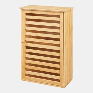 Móvel de parede para casa de banho Järfälla bambu 55x37x16cm - Natural en.casa