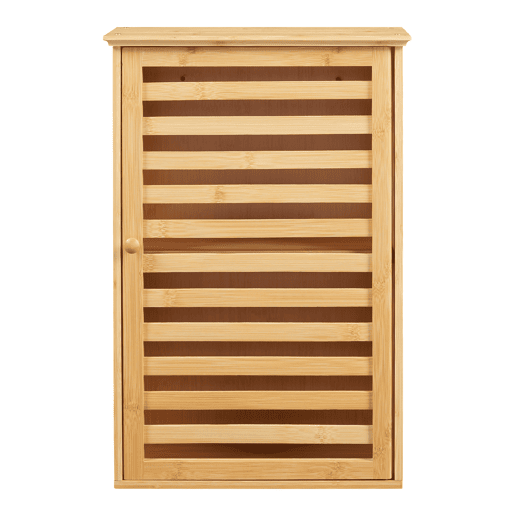Móvel de parede para casa de banho Järfälla bambu 55x37x16cm - Natural en.casa
