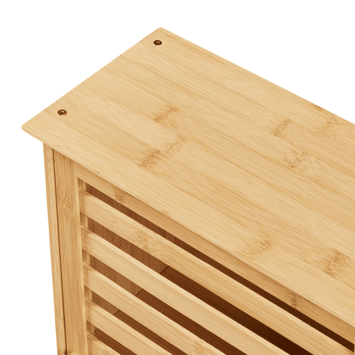 Móvel de parede para casa de banho Järfälla bambu 55x37x16cm - Natural en.casa
