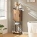 Mueble de baño auxiliar Namsskogan con compartimentos Mueble de baño auxiliar Namsskogan con compartimentos Nogal