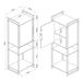 Mueble de baño auxiliar Namsskogan con compartimentos Mueble de baño auxiliar Namsskogan con compartimentos Nogal