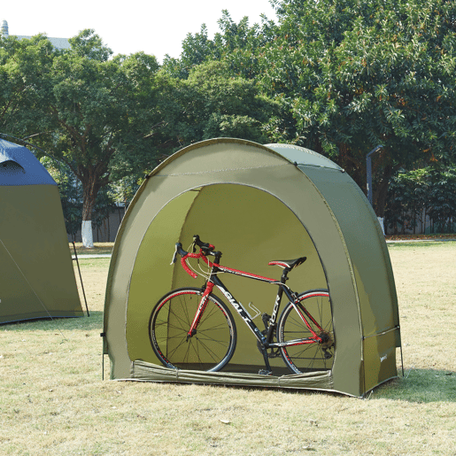 Tenda Bergendal portátil para 2 bicicletas 198x84x160cm - Verde pro.tec