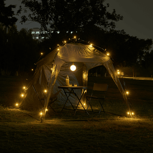 Barendrecht Gazebo de jardim LED com módulo solar 250x250x190 cm - Cinzento pro.tec