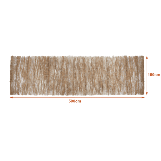Vedação de urze Brielle, ocultação de galhos secos 0,9kgm², 500x150cm - Natural casa.pro