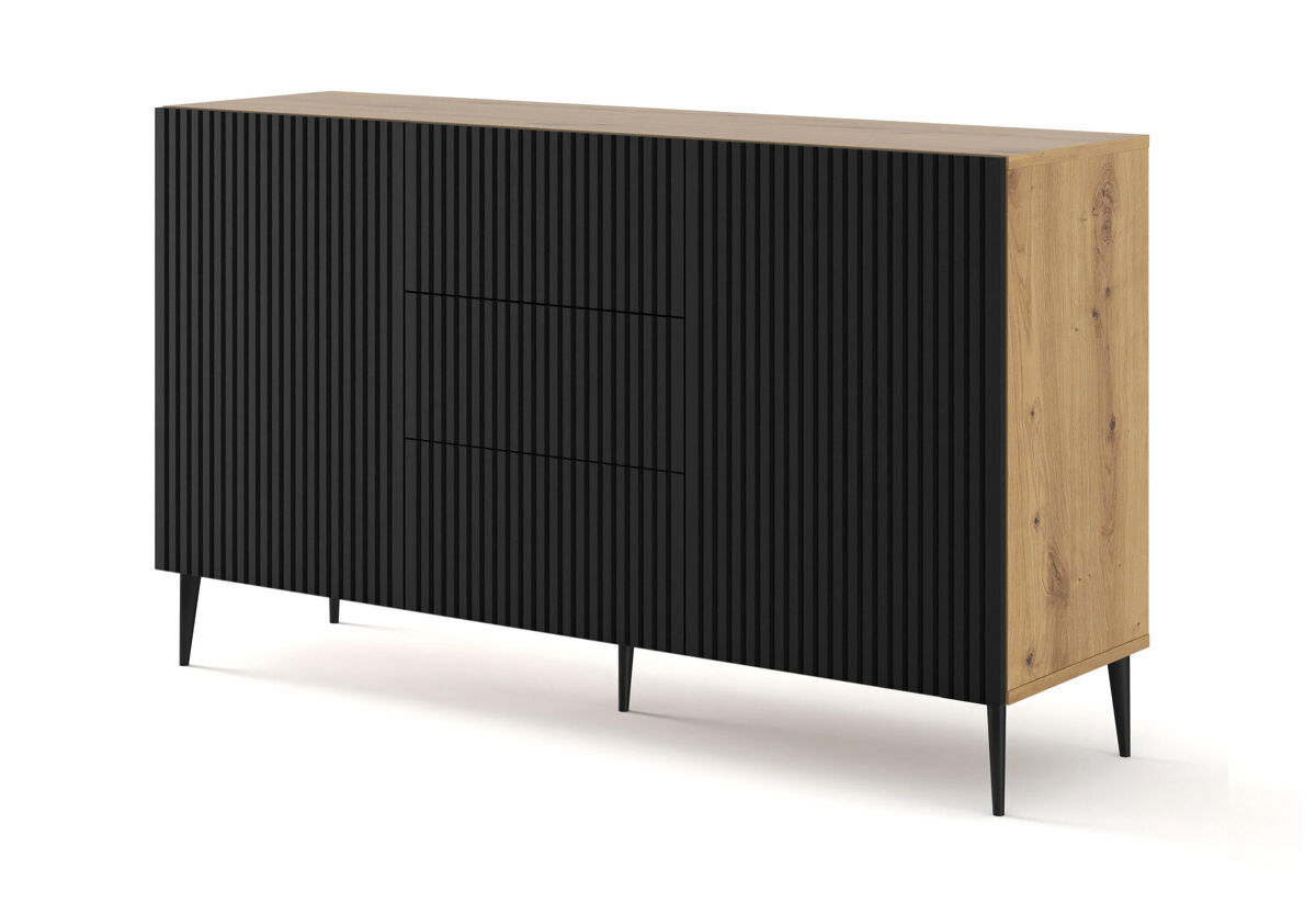 APARADOR RAVENNA B 150 Negro/ Madera