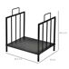 Estante para Leña Metal Outsunny, hogar - climatización Estante para Leña Metal Outsunny, hogar - climatización Negro