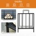 Estante para Leña Metal Outsunny, hogar - climatización Estante para Leña Metal Outsunny, hogar - climatización Negro