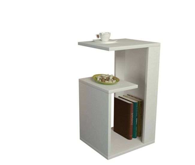 Mesa de centro com efeito madeira
