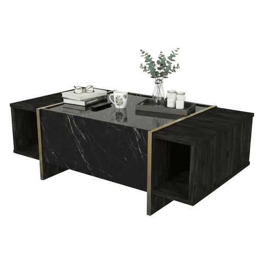Mesa de centro com efeito madeira Mesa de centro com efeito madeira