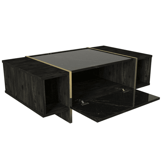 Mesa de centro com efeito madeira Mesa de centro com efeito madeira