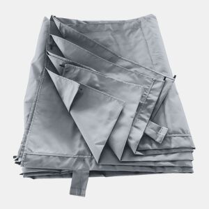 Tecido para pérgula de parede 3 × 4m FRÉJUS cinzento