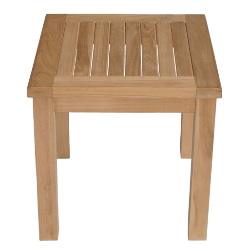 Mesa auxiliar cuadrada de teca 45cm JAVA Mesa auxiliar cuadrada de teca 45cm JAVA