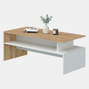 Mesa de centro com efeito madeira