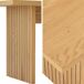 ALMA Conjunto de mesa y 2 bancos de estilo escandinavo ALMA Conjunto de mesa y 2 bancos de estilo escandinavo Natural