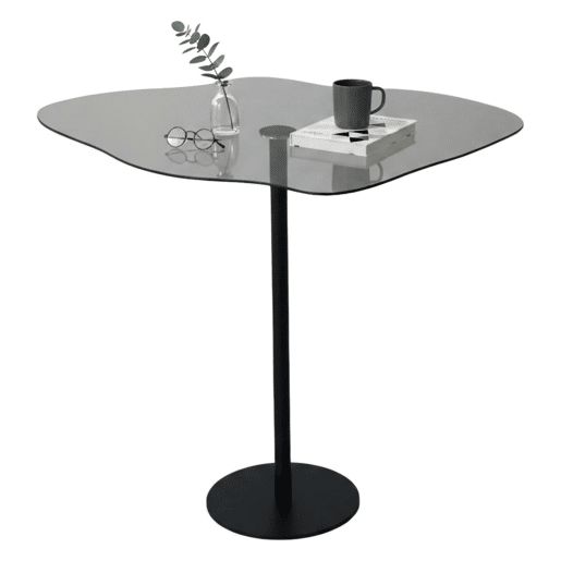 Mesa de Centro com Efeito FumĂȘ em Metal Mesa de Centro com Efeito FumĂȘ em Metal