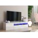 Mueble de televisión efecto madera con luz LED 150 Mueble de televisión efecto madera con luz LED 150 Blanco